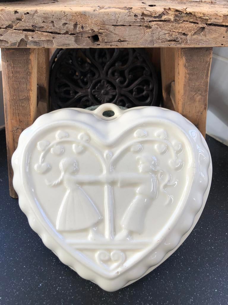 Nostalgische hart bakvorm, Ophalen of Verzenden