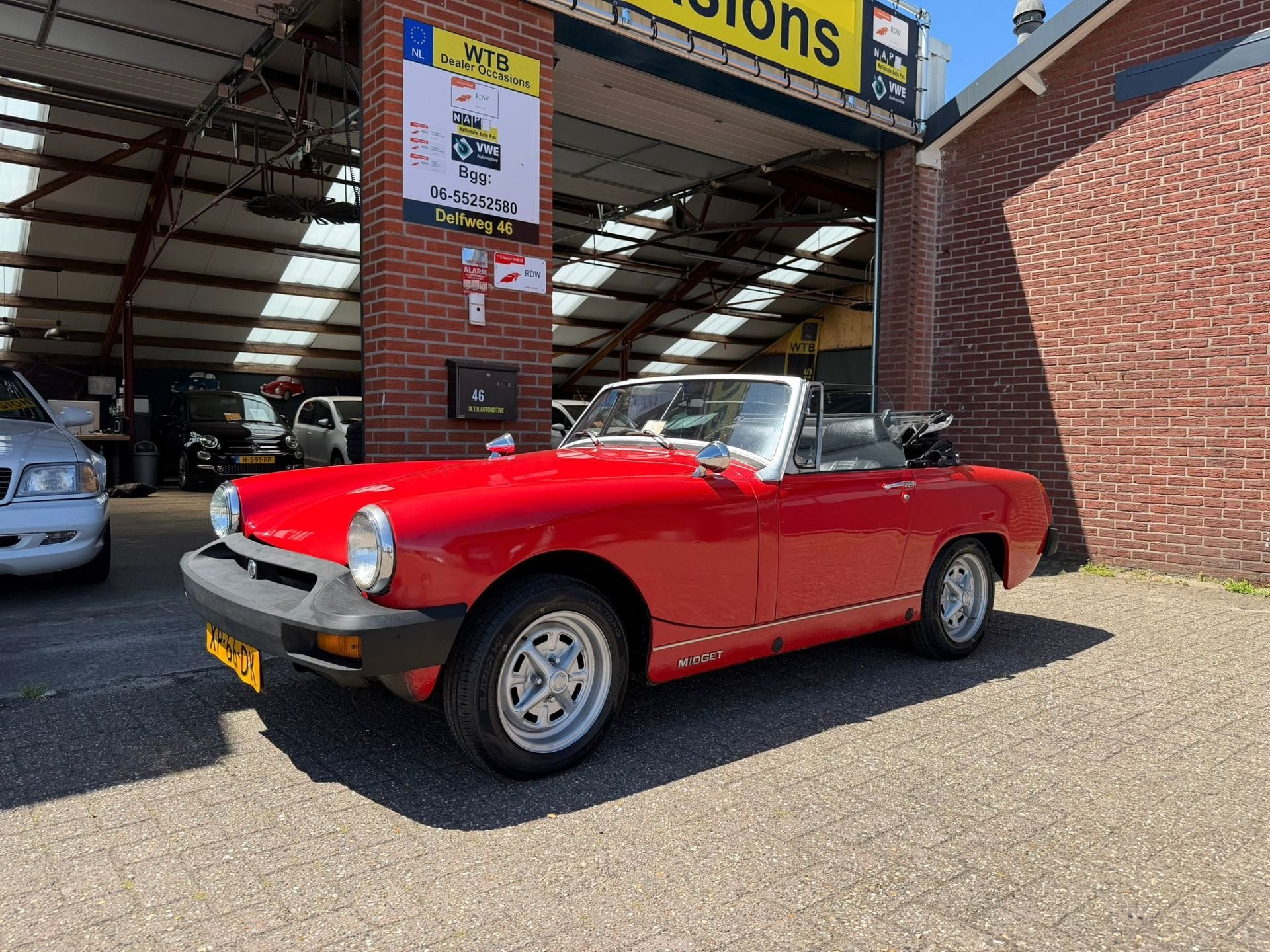 MG B type Midget, Cabrio, oldtimer, gerestaureerde auto in g, foto 7