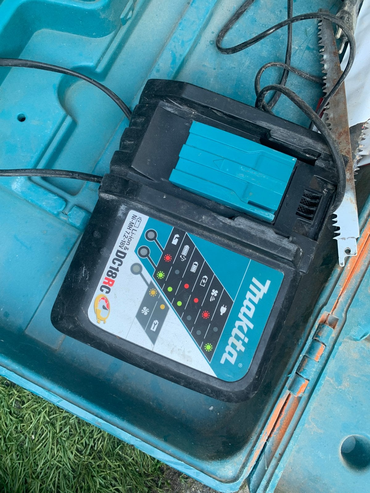 Makita DC18RC Snellader voor 14.4V-18V Li-ion accu's, Ophalen of Verzenden, Zo goed als nieuw
