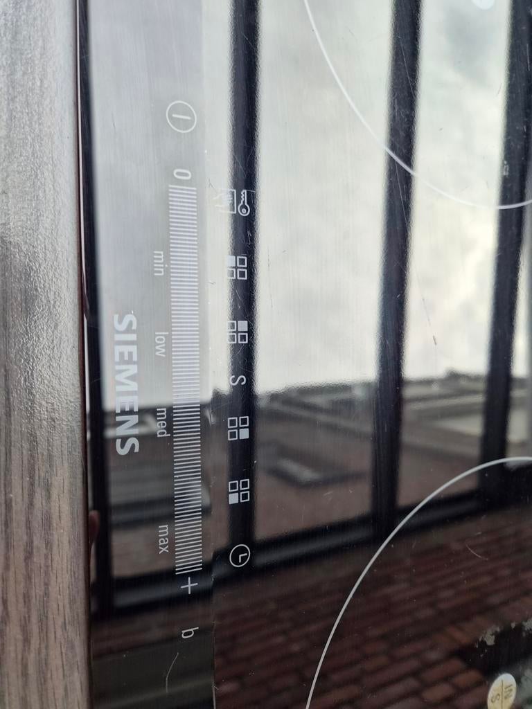 Siemens Inductiekookplaat - 4 zones, zo goed als nieuw, Ophalen, 4 kookzones, Zo goed als nieuw, Inbouw