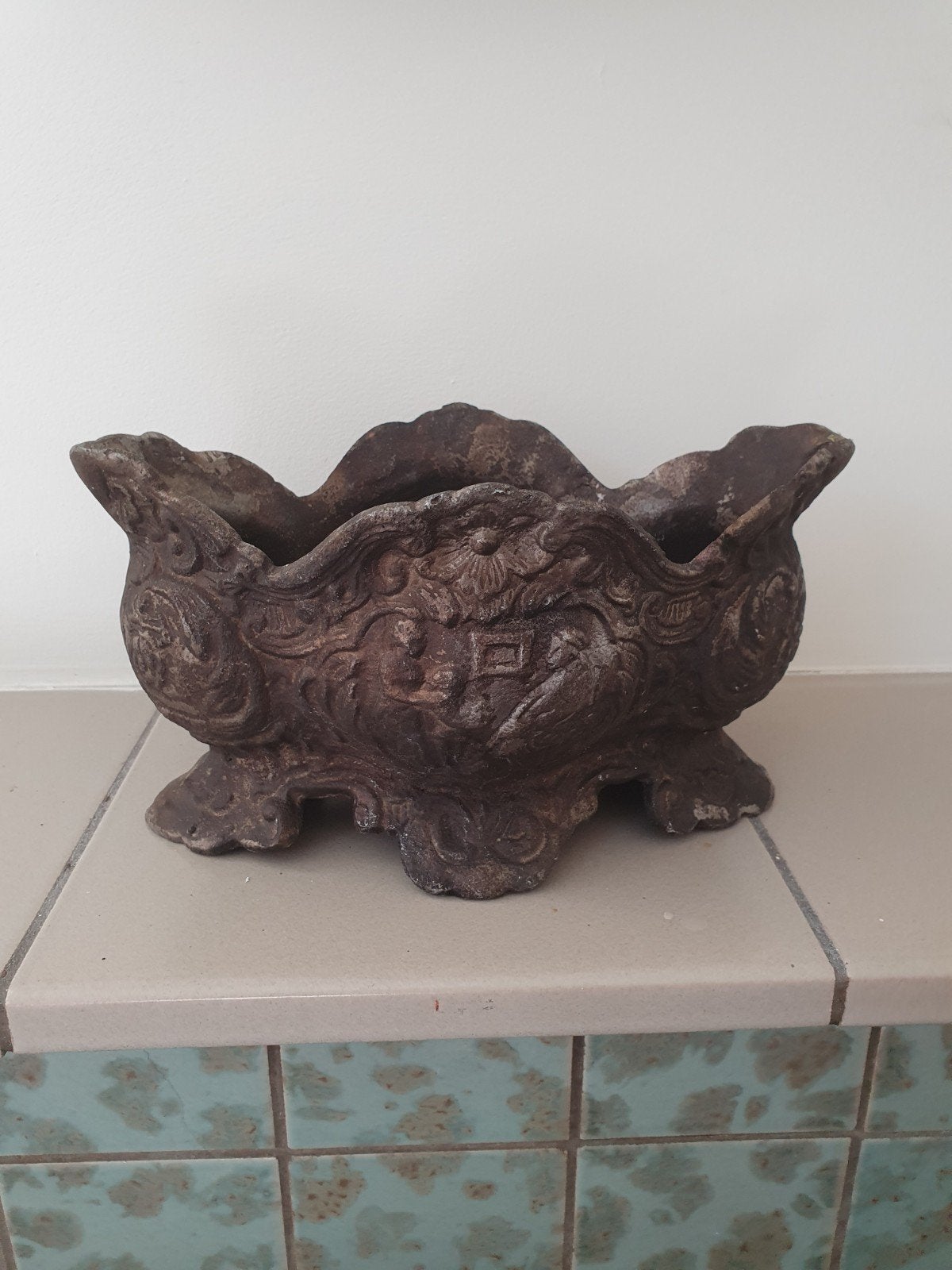 Jardinière metaal, Antiek en Kunst, Ophalen of Verzenden