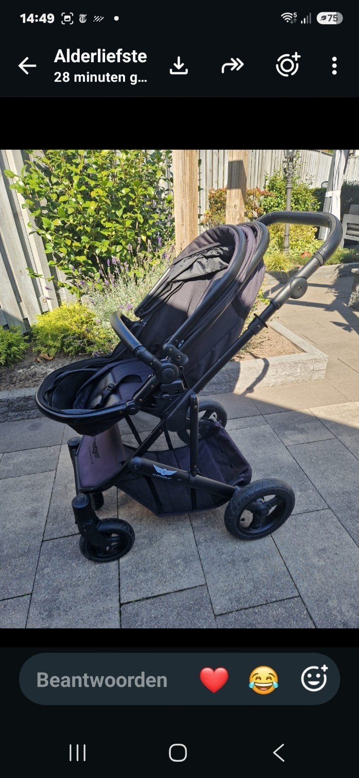 te koop zeer mooie babywagen, Ophalen of Verzenden, Zo goed als nieuw