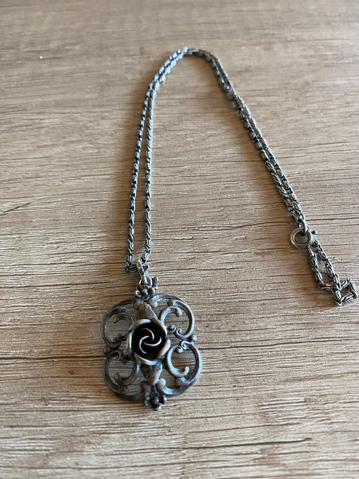 Ketting met hanger, Ophalen of Verzenden, Zilver, Hanger