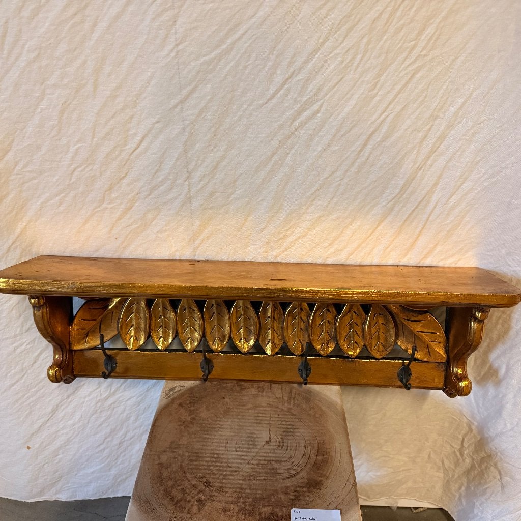 brocante kapstok  - 75 cm – goud - Gratis bezorgd, Wandkapstok, TTM Wonen, Meubels – (Perzische) Tapijten en Woonaccessoires, Taag 63, 2491 CS, Den Haag (Forepark)