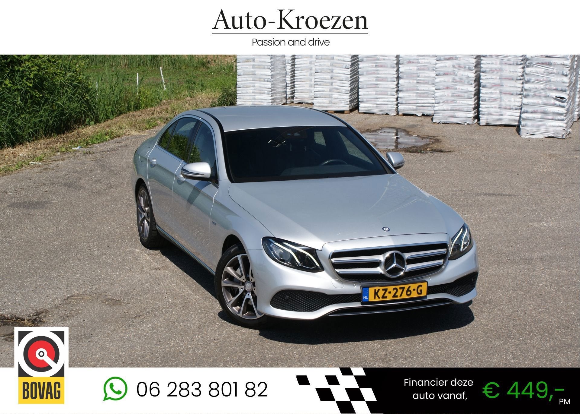Mercedes-Benz E-klasse 350 e | Org NL | Dealer onderhouden |, Auto's, Automaat, Achterwielaandrijving, Gebruikt, Leder en Stof