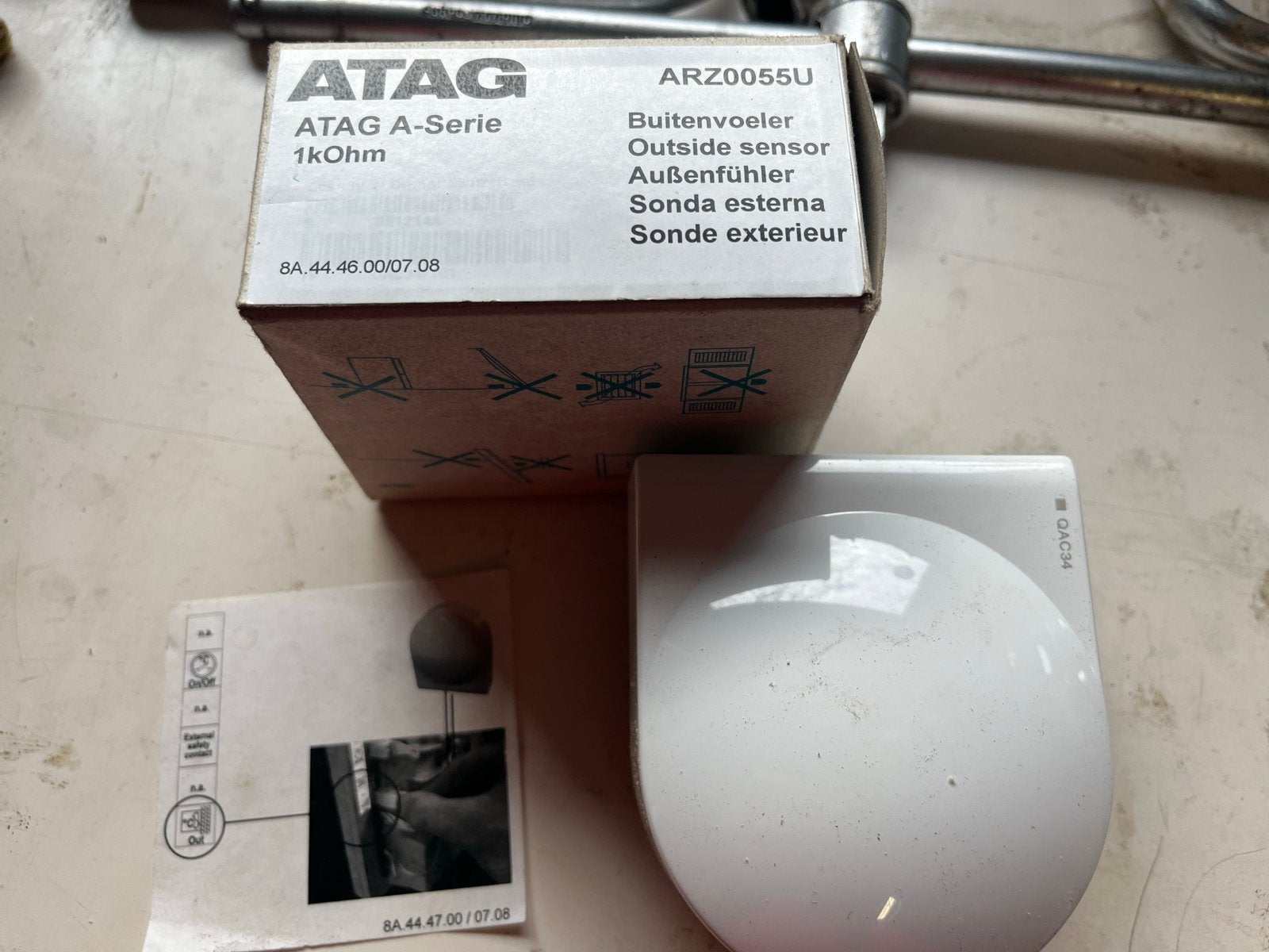 ATAG Buitenvoeler ARZ0055U - Nieuw in doos, Ophalen of Verzenden, Nieuw
