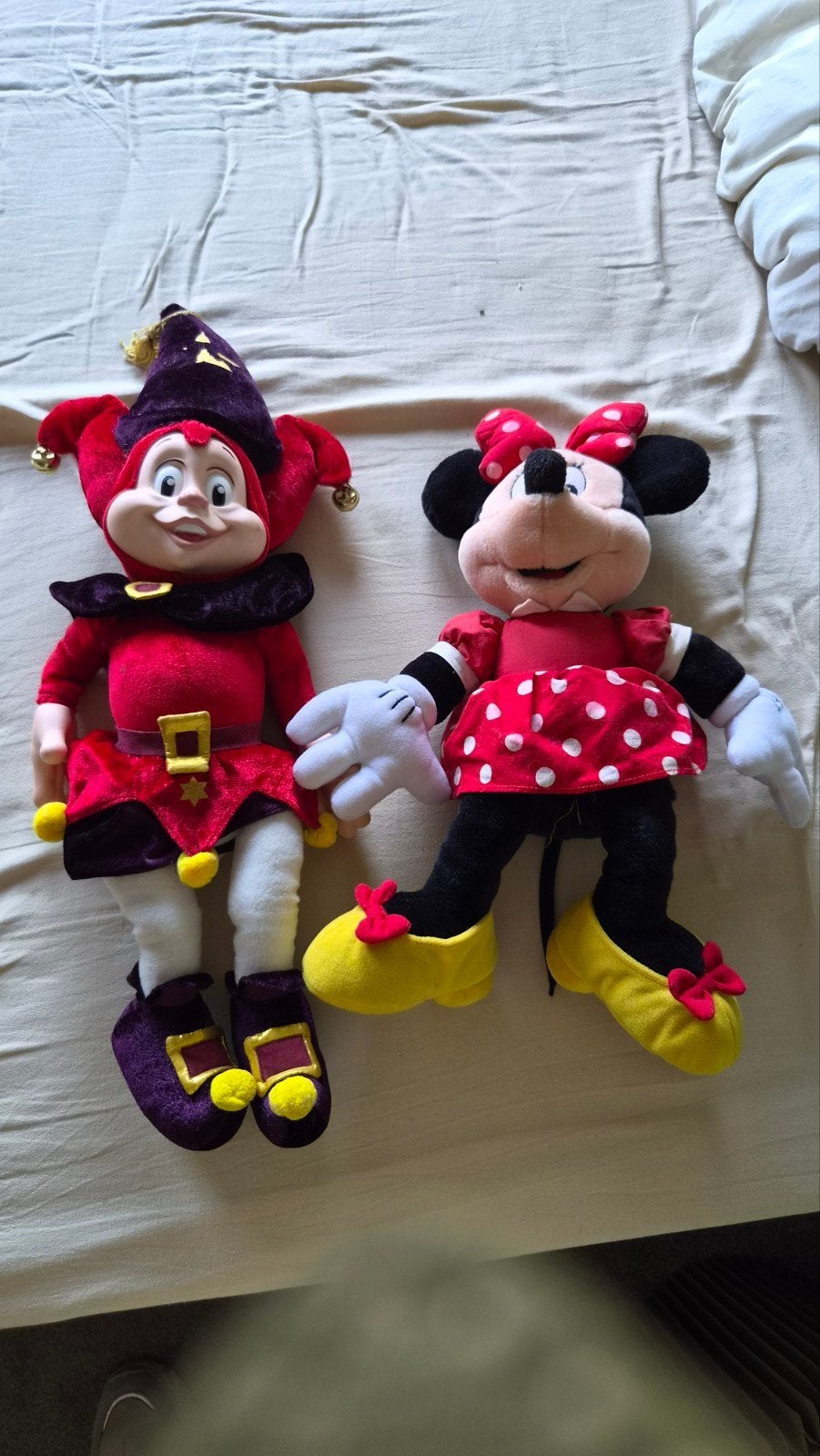 Minnie Mouse en Pardoes knuffels - Zo goed als nieuw, Ophalen