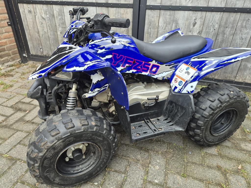 Yamaha YFZ 50 quad, 1 cilinder, 11 kW of minder