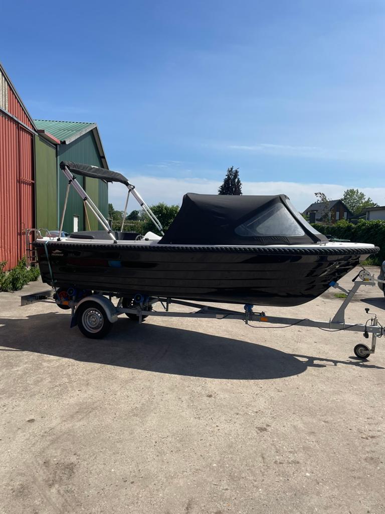 Meersloep 475 Valory inclusief Honda 10 PK + trailer, Ophalen, Tender, 35 cm, 1.00 - 1.50 meter
