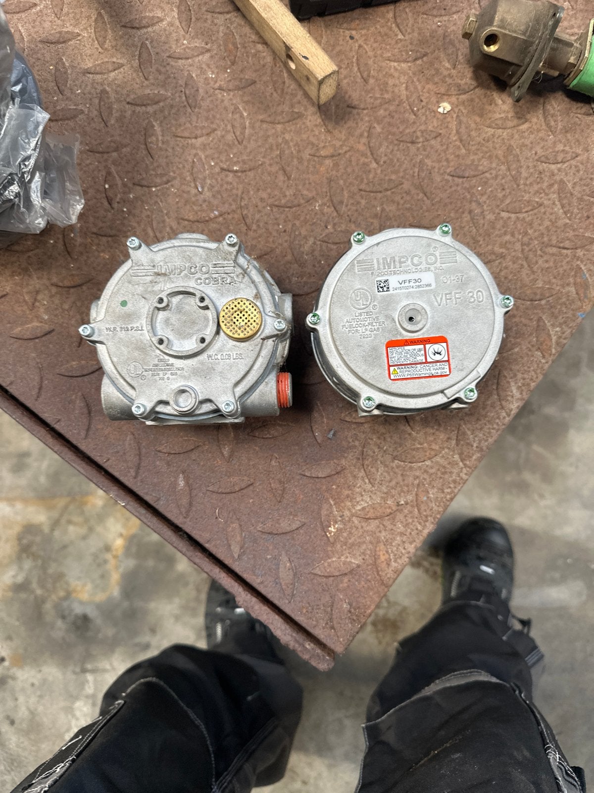 2x IMPCO LPG Verdampers voor Heftrucks - Cobra & VFF30, Ophalen of Verzenden, Impco, G, F