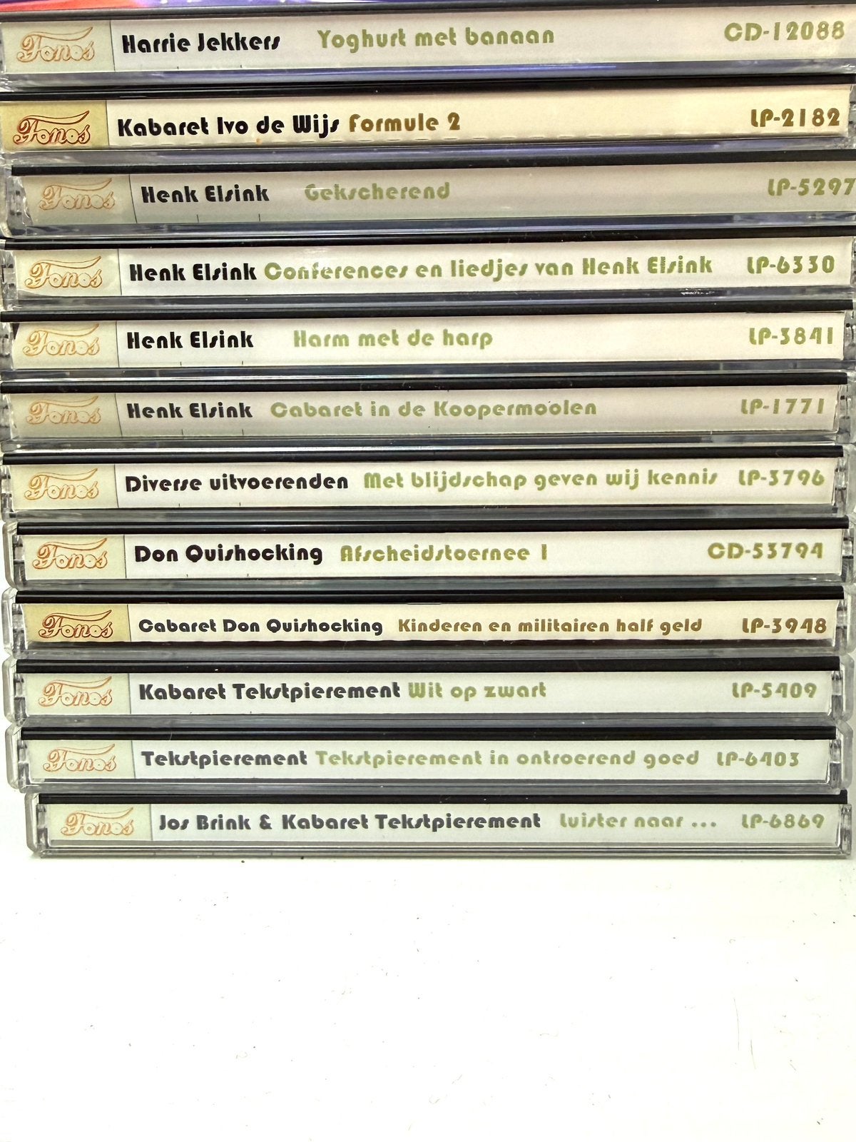 Fonos cabaret CD’s, Ophalen of Verzenden, Zo goed als nieuw, Nederlandstalig