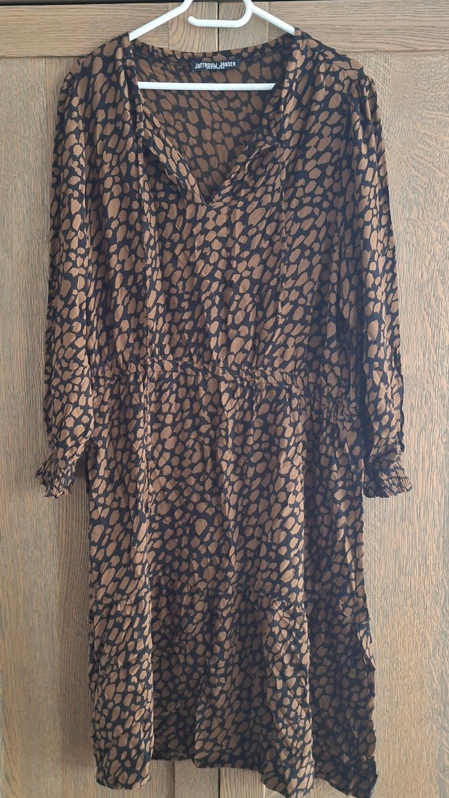 juffrouw Jansen lange jurk zgan maat xxl, Zwart, Maat 46/48 (XL) of groter, Ophalen of Verzenden, Zo goed als nieuw