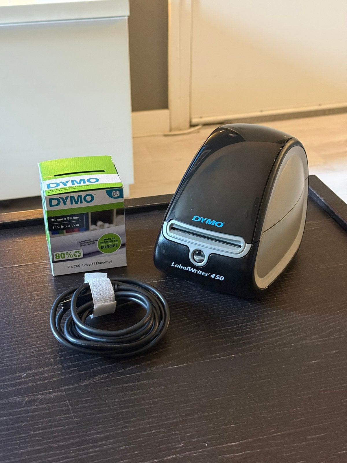 Dymo LabelWriter 450, Ophalen, Zo goed als nieuw, Etiket