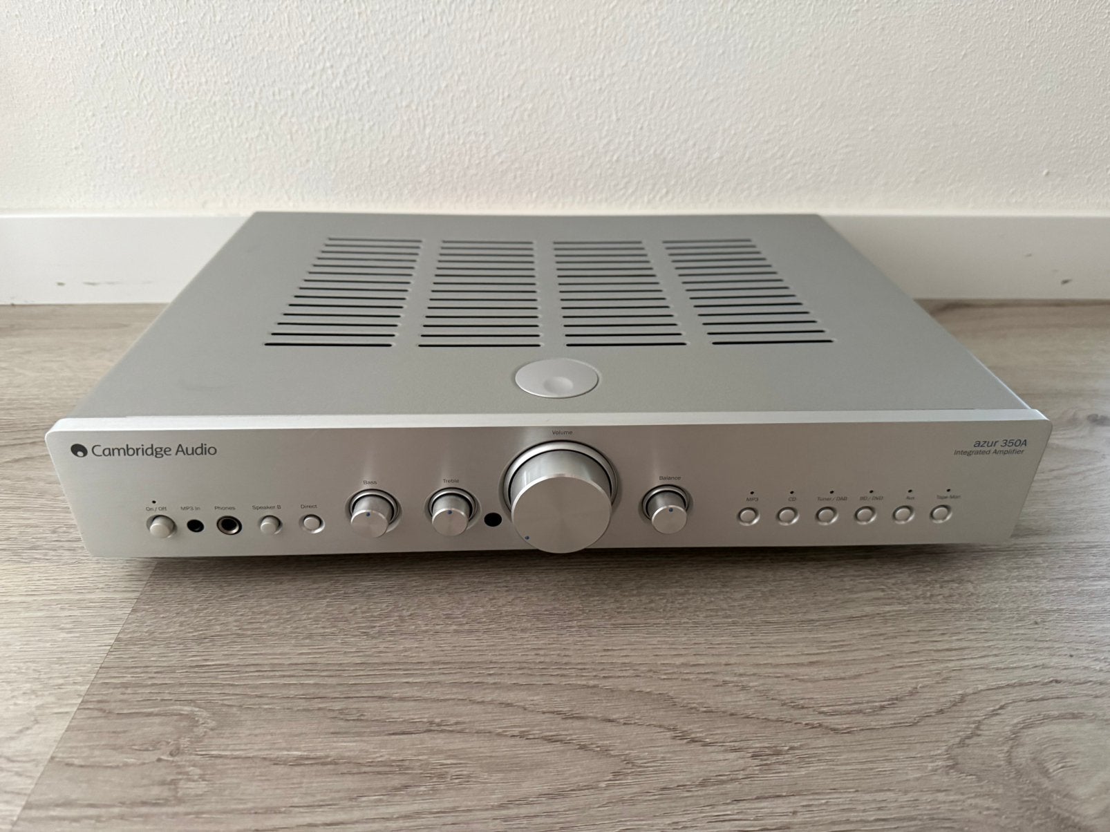 Cambridge Audio Azur 350A stereo versterker – zilver, Gebruikt, Ophalen, Overige merken, Minder dan 60 watt