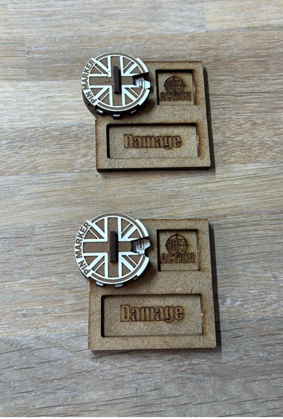 Bolt Action MDF Vehicle Pin Markers - Great Britain #3, Hobby en Vrije tijd, Ophalen of Verzenden, Zo goed als nieuw, Historisch