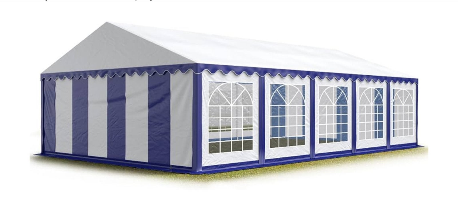 2 Partytenten 10x5m - Zeer Goede Staat, Ophalen, Partytent, Zo goed als nieuw, 4 tot 6 meter