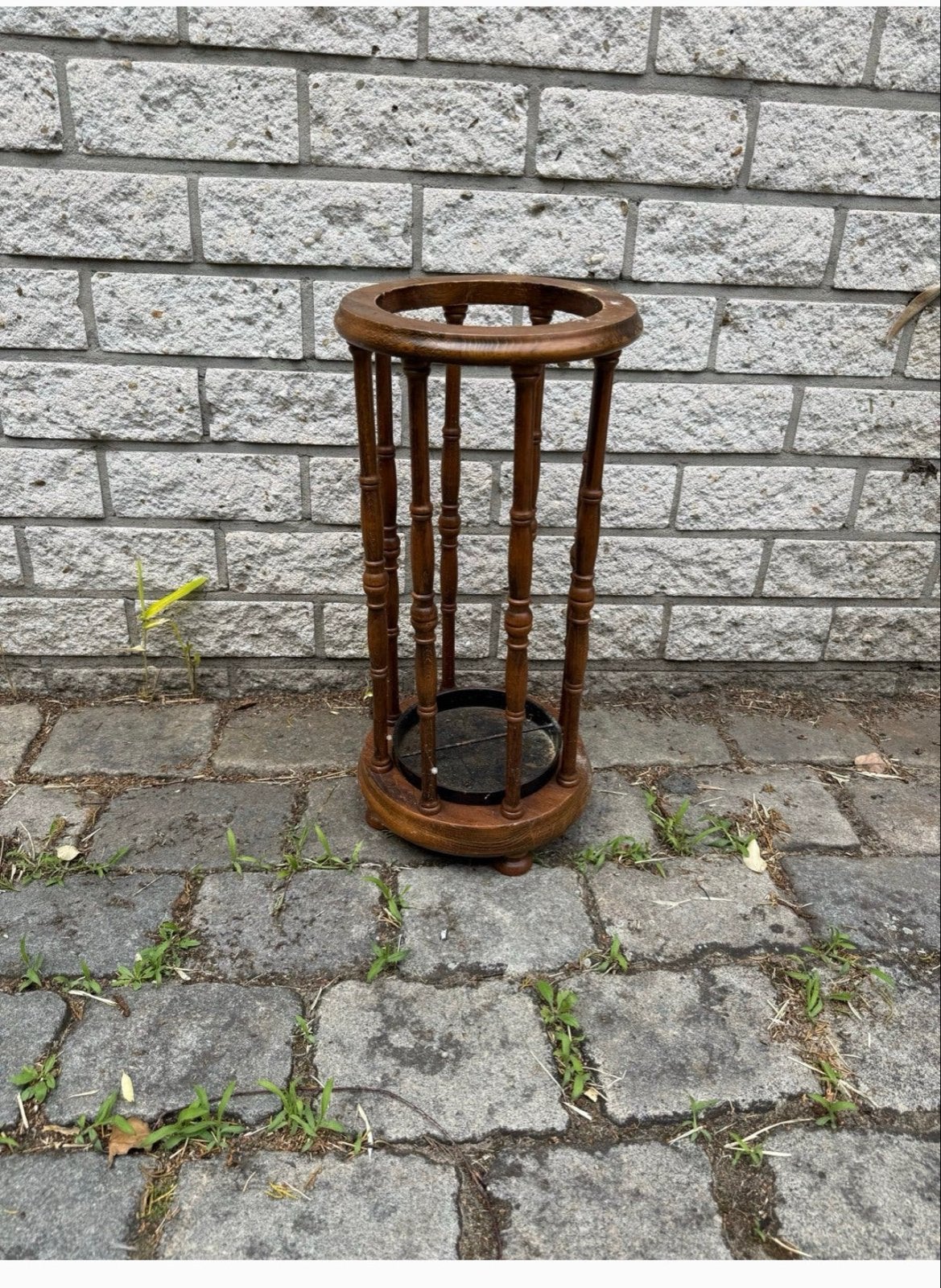 Antieke Houten Paraplubak - Klassiek & Charmant, Ophalen, Gebruikt, Hout
