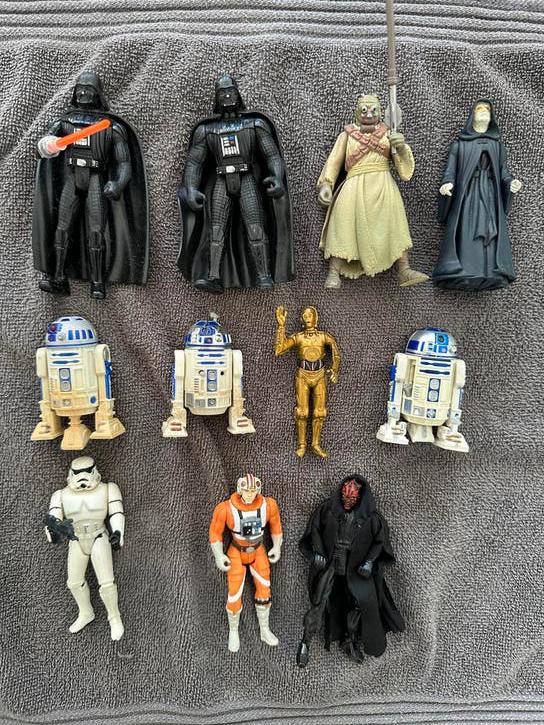 Star Wars Actiefiguren Collectie - Diverse Karakters, Ophalen of Verzenden, Gebruikt, Actiefiguurtje