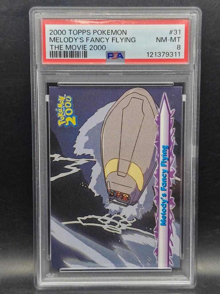 Melody's fancy flying 2000 topps the movie #31 PSA 8, Verzenden, Zo goed als nieuw, Losse kaart