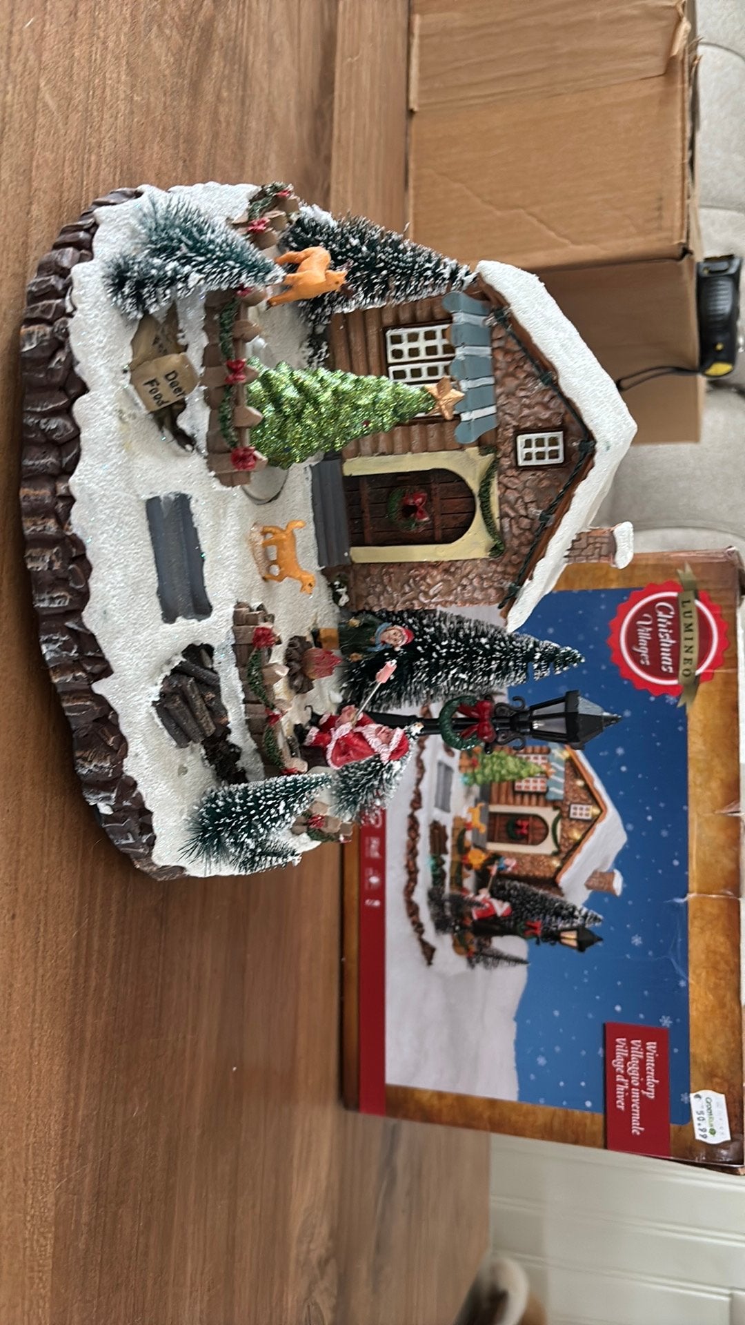 Kerst huisje, Ophalen of Verzenden, Zo goed als nieuw
