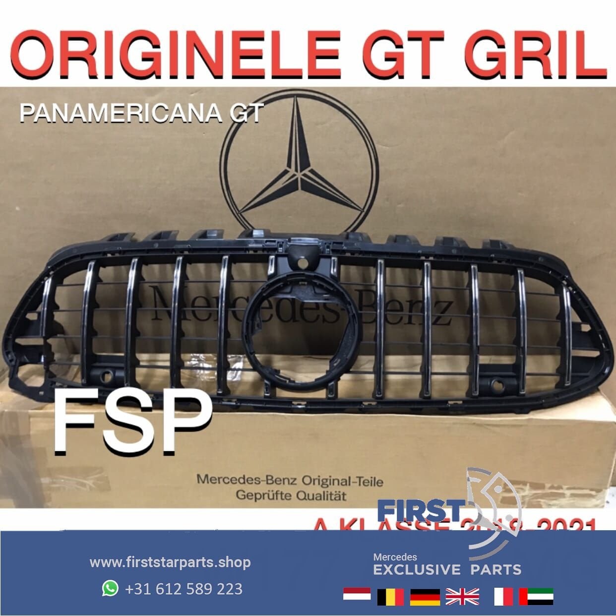 W177 V177 A45 S AMG GT GRIL Mercedes A KLASSE 2018-2020 ORIG, Gebruikt, -, Ophalen of Verzenden, -