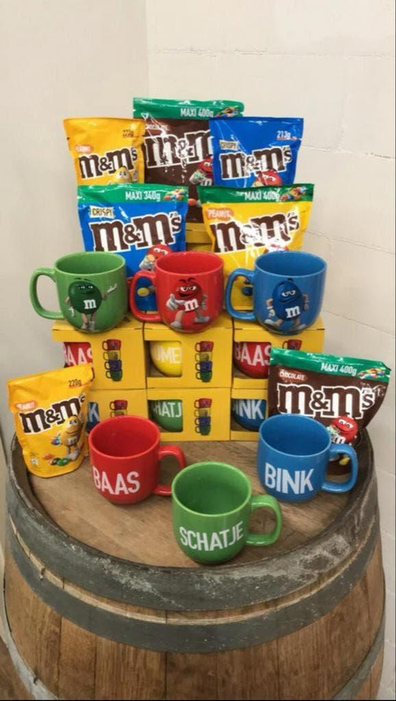 M&M's Mokken Set - Nieuw en Zeldzaam (2018), Overige typen, Nieuw, Ophalen of Verzenden, Steen/keramiek