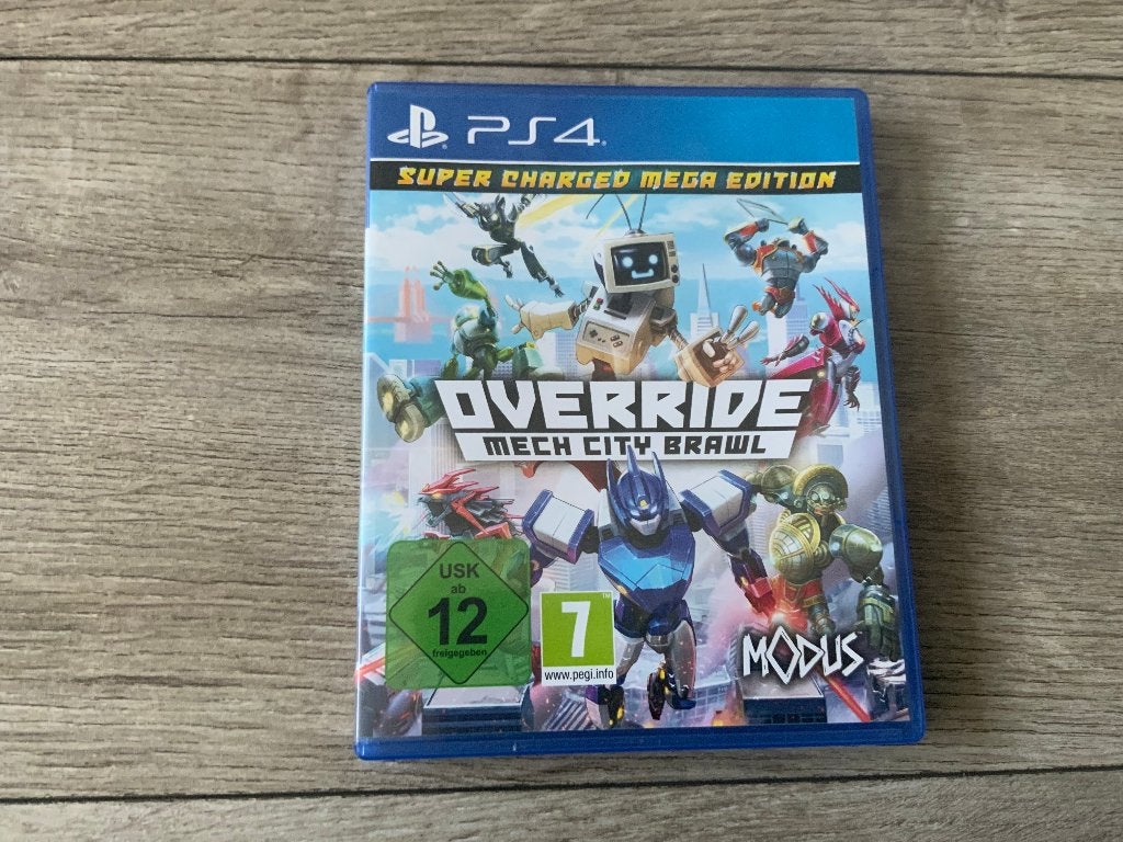 Playstation 4 - Override Mech city Brawl voor de PS4, Avontuur en Actie, 1 speler, Ophalen of Verzenden, Zo goed als nieuw