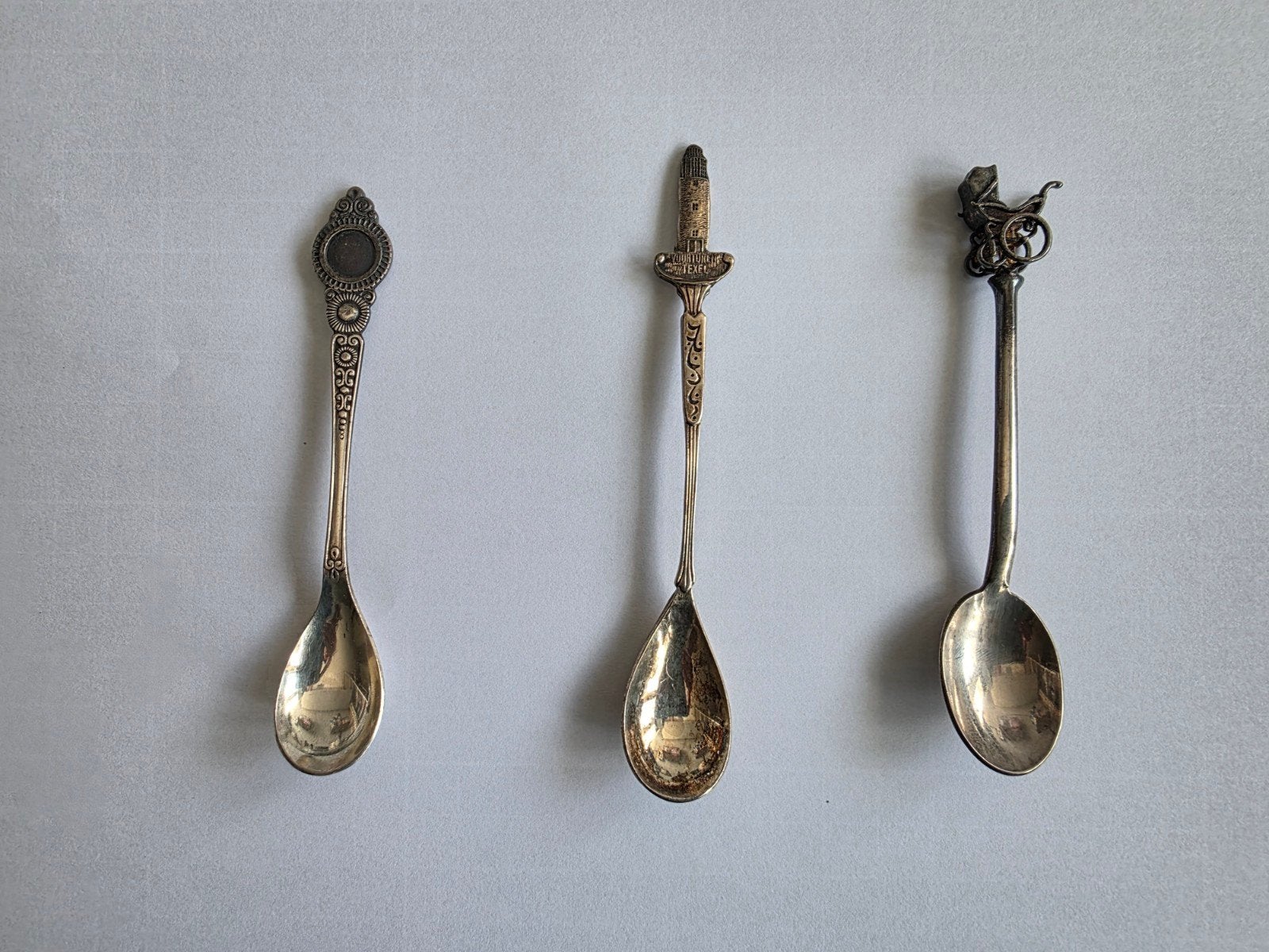 Verzilverde/zilveren theelepeltjes, Ophalen of Verzenden, Zilver, Navelpiercing