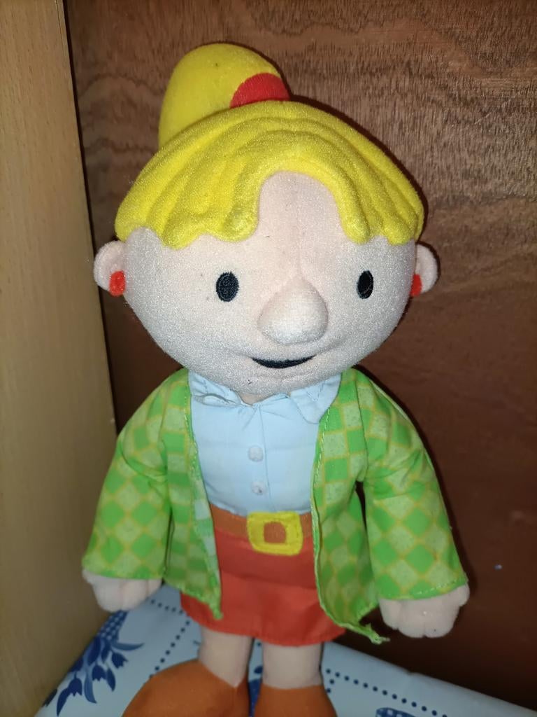 Wendy knuffel vriendin van Bob de Bouwer 30 cm groot, Kinderen en Baby's, Speelgoed | Knuffels en Pluche, Ophalen of Verzenden