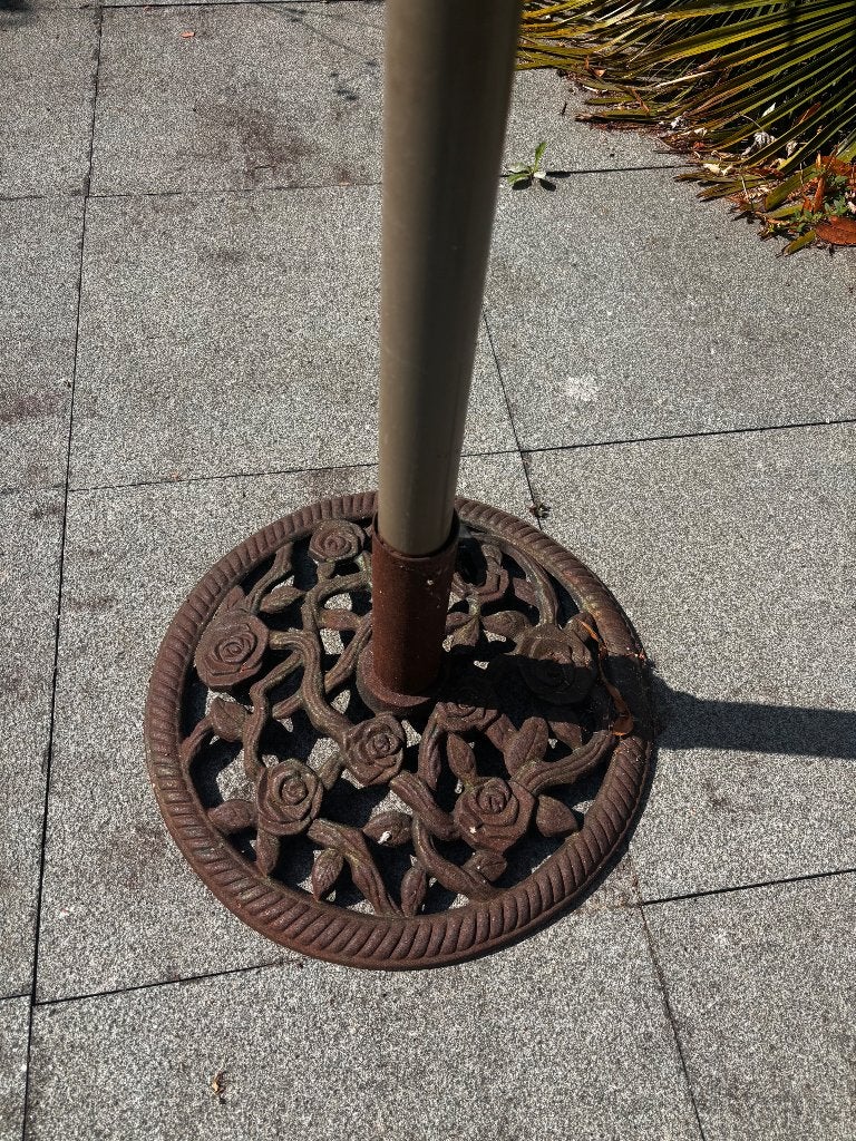 Parasolvoet 48cm, Ophalen, Gebruikt, Minder dan 1 meter, Parasolvoet