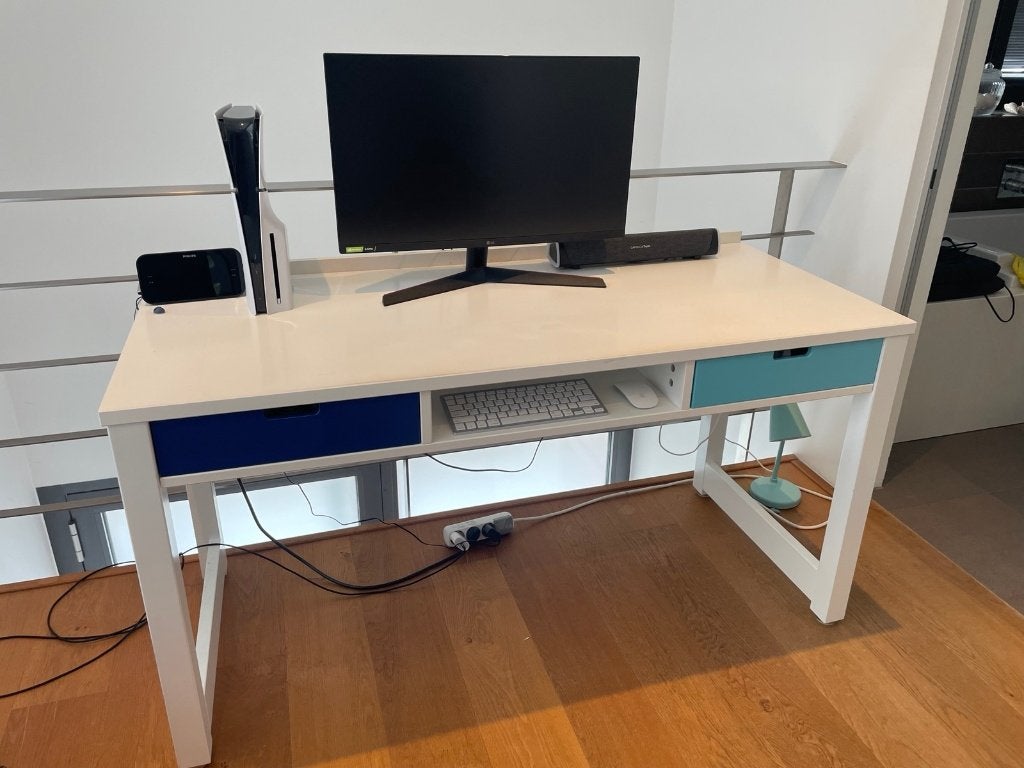 Bopita jongens meisjes  - bureau, Huis en Inrichting, Bureaus, Ophalen, Gebruikt, 60 cm, Wit