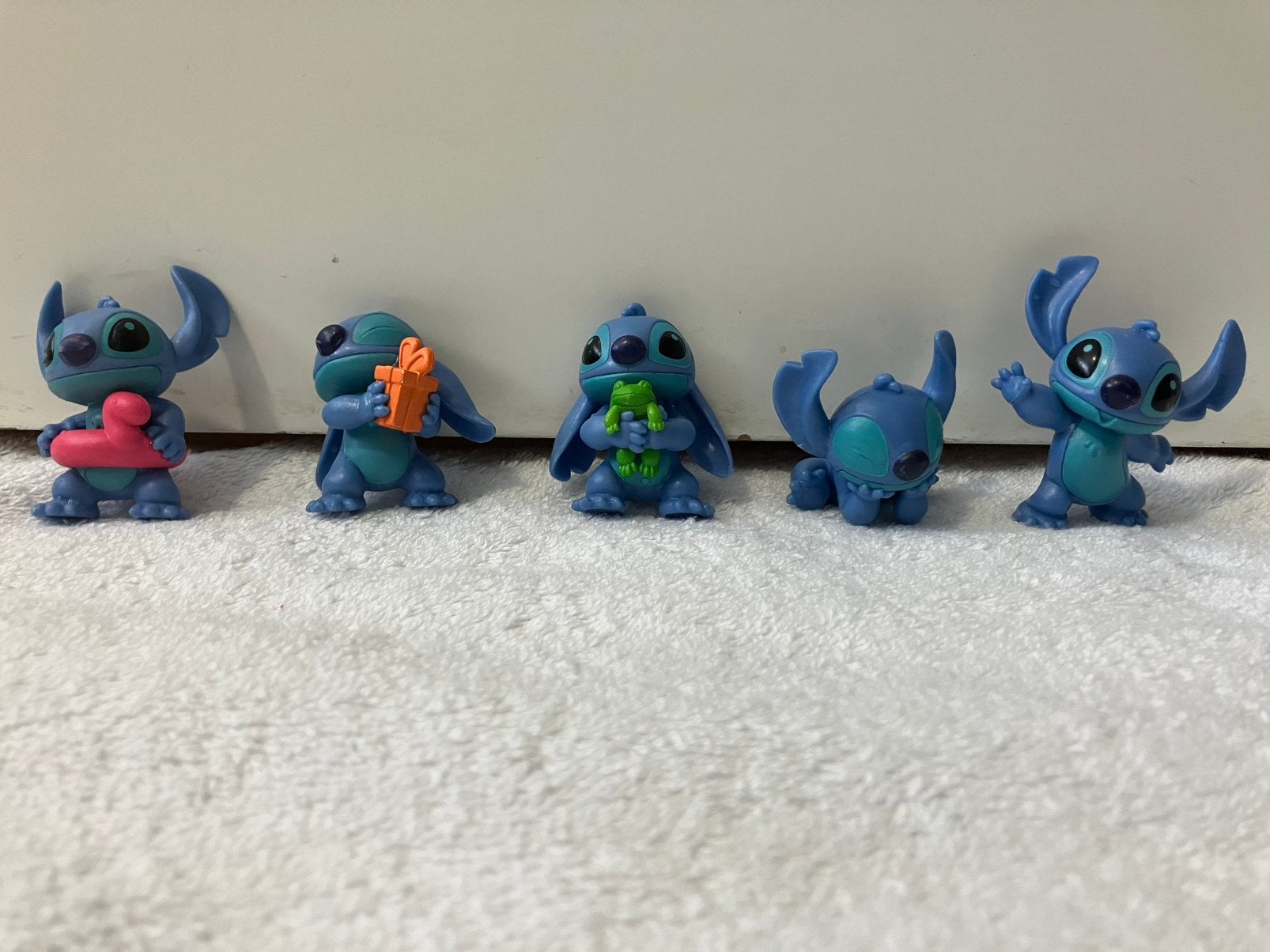 5 stitch disney figuurtjes / poppetjes, Ophalen of Verzenden, Zo goed als nieuw