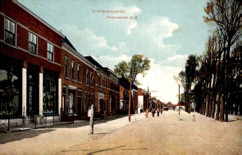 's-Gravenzande Heerenstraat N.Z. # 702, Verzamelen, Verzenden, Voor 1920, Ongelopen, Zuid-Holland