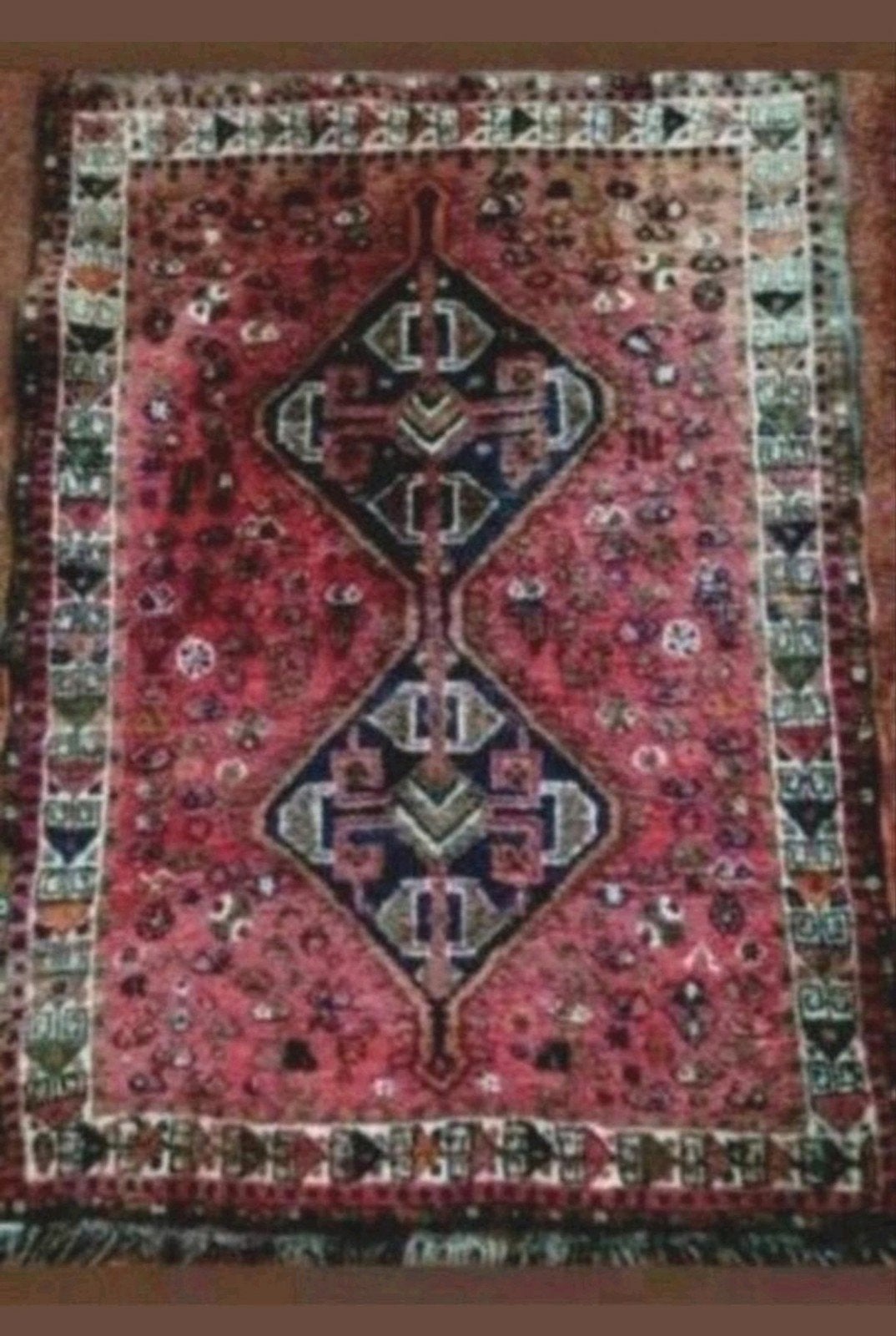 Perzisch tafelkleed uit Iran 1.10 bij 1.40 handgeknoopt, Ophalen