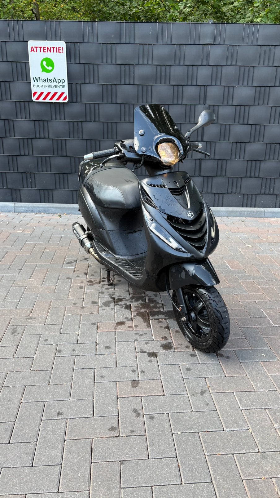 Piaggio zip 4t 50cc - ook teruil, Fietsen en Brommers, Scooters | Piaggio, Ophalen, Maximaal 45 km/u, Zip, Zo goed als nieuw