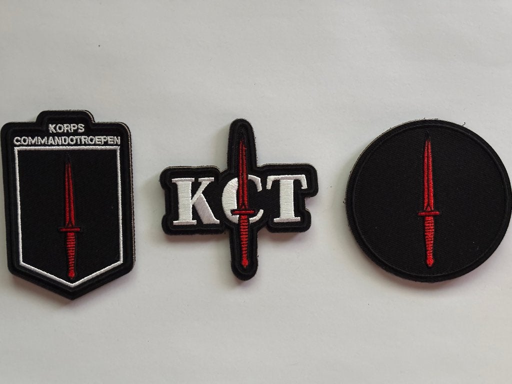 3x KCT Patches velro, Verzamelen, Verzenden, Landmacht, Nederland, Kleding of Schoenen