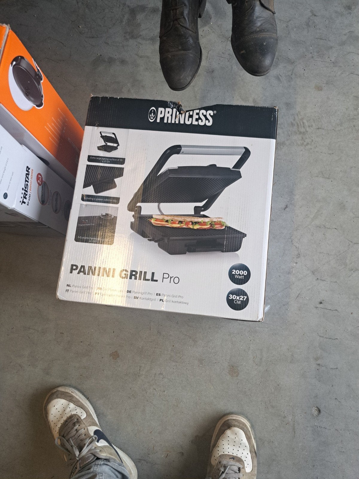 Princess Panini Grill Pro 2000W - Nieuw in doos, Ophalen, Nieuw