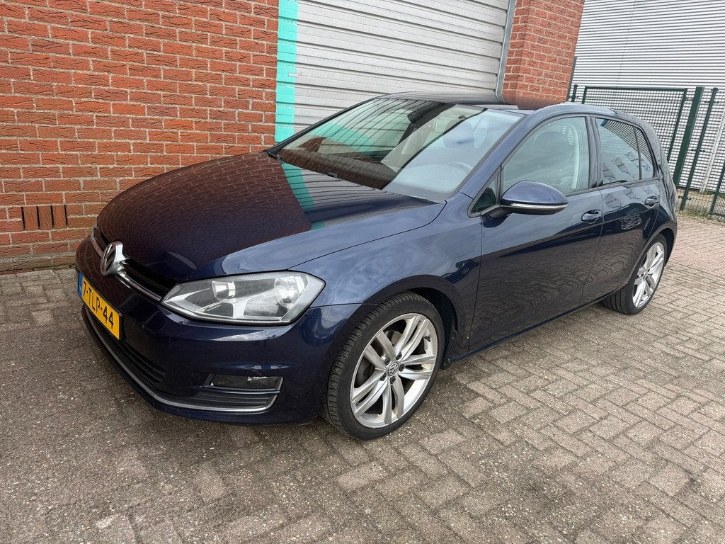 Volkswagen Golf 1.4 TSI ACT Highline 5-Drs Bj:2014 NAP!, Gebruikt, Euro 6, 4 cilinders, Blauw