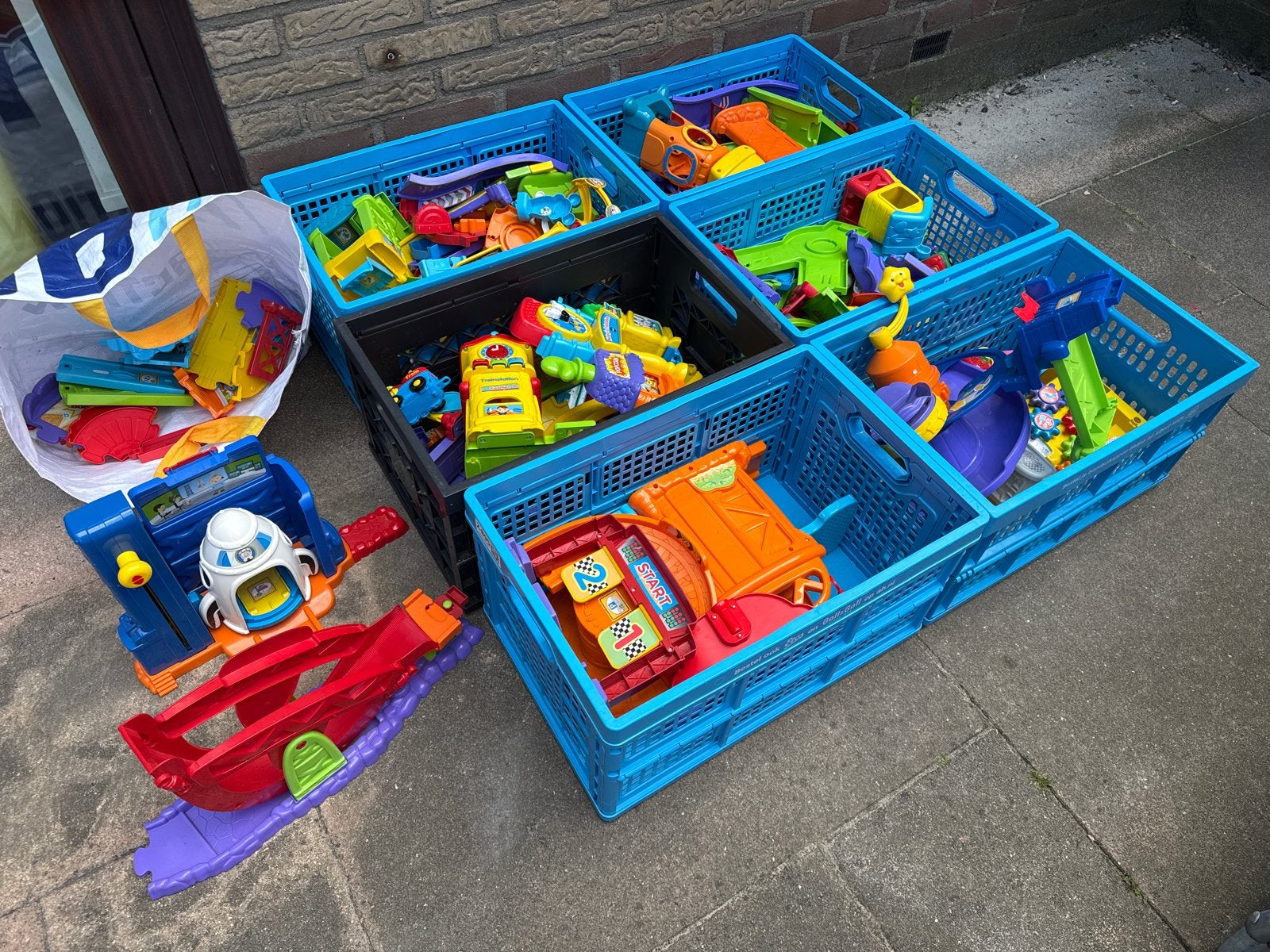 Grote partij VTech Toet Toet Auto's en Zoef Zoef Dieren, Kinderen en Baby's, Speelgoed | Overig, Ophalen, Gebruikt, Jongen of Meisje