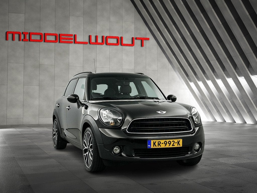 MINI Countryman 1.6 Cooper JCW-Pack Pano-dak/Leder/19'LMV/Fu, Auto's, Mini, Voorwielaandrijving, Gebruikt, Euro 6, SUV of Terreinwagen