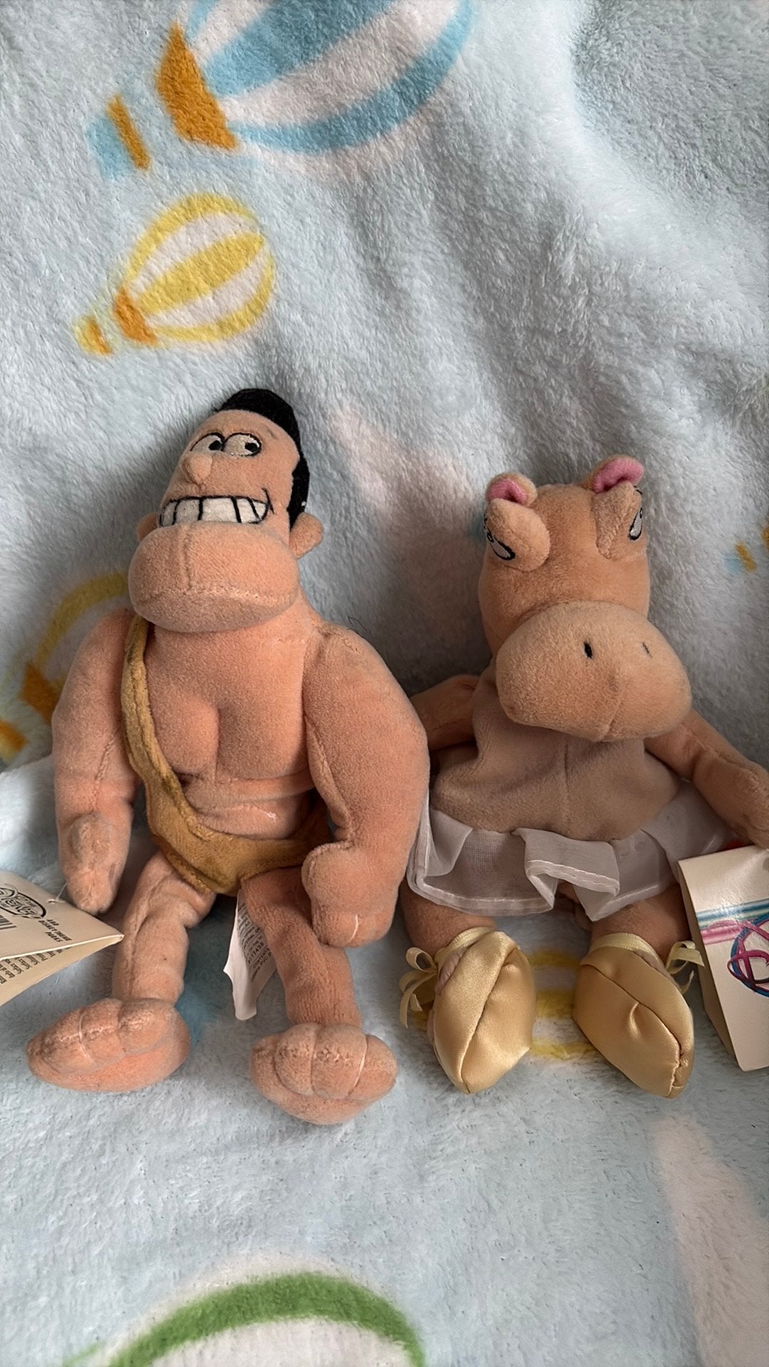 Vintage jaren 90 Knuffels George & Ursula, Ophalen of Verzenden, Nieuw