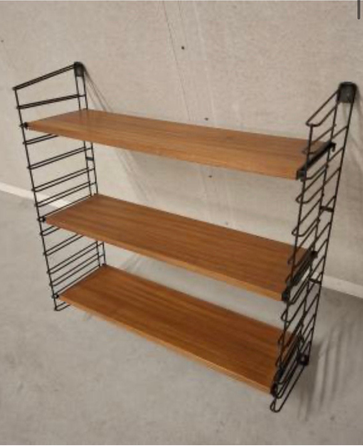 Vintage Tomado wandrek nisse strinning jaren 50/60 - teak, Ophalen of Verzenden, Gebruikt