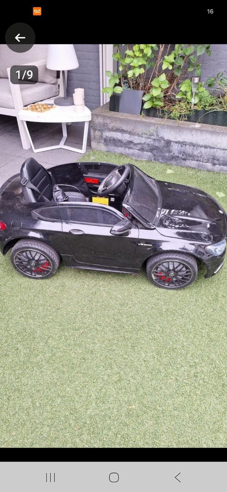 mercedes accuauto, Ophalen, Zo goed als nieuw