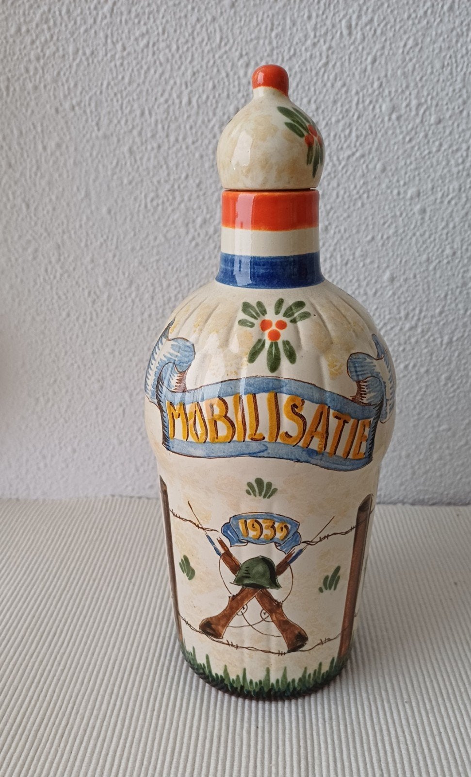 Zeldzame Mobilisatie 1939 karaf J.G. Ooijmans & Zoon, Antiek en Kunst, Ophalen of Verzenden