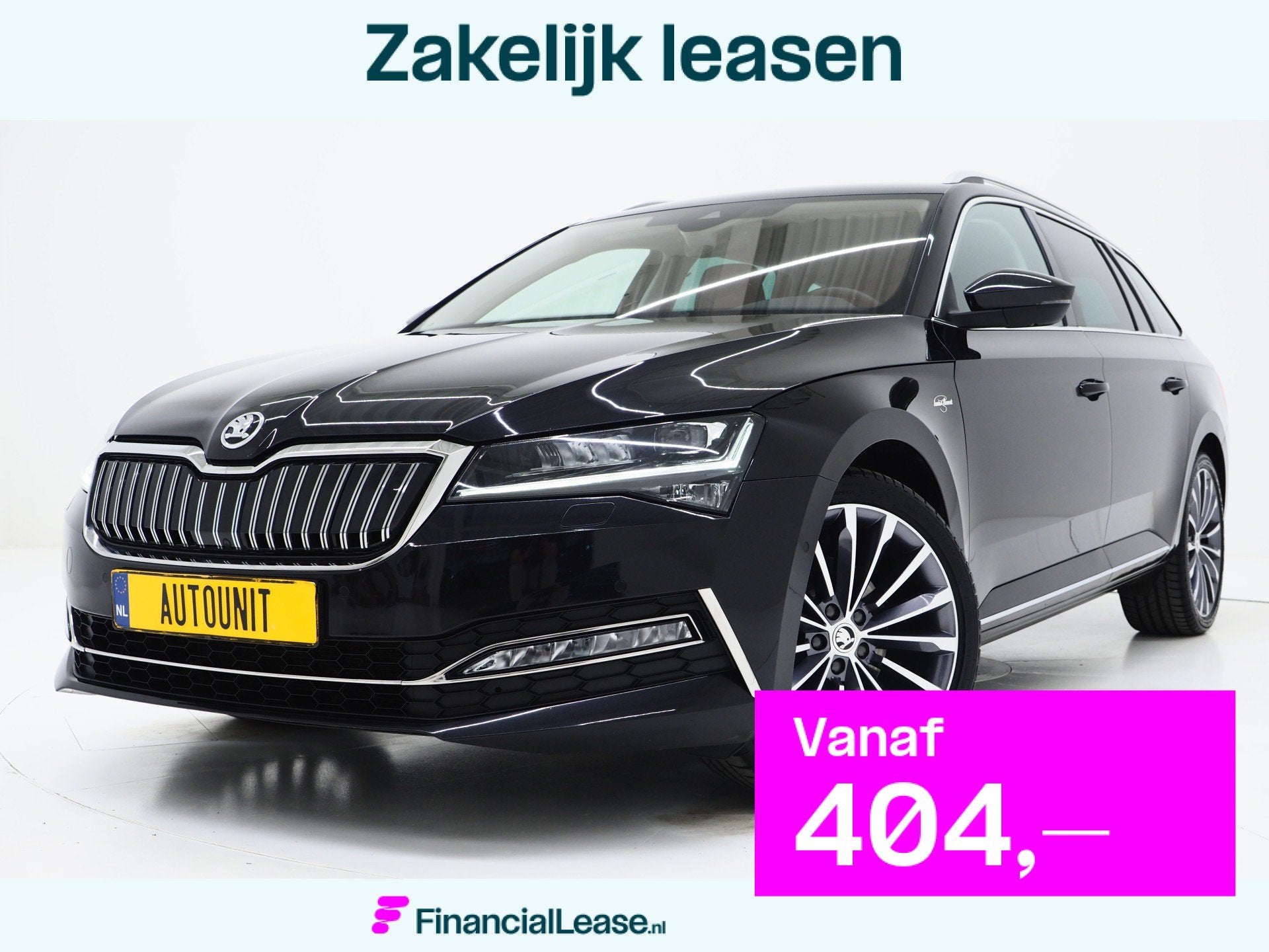 Skoda Superb Combi 1.4 TSI iV Laurin & Klement | Leder | Tre, Gebruikt, Zwart, 4 cilinders, Zwart