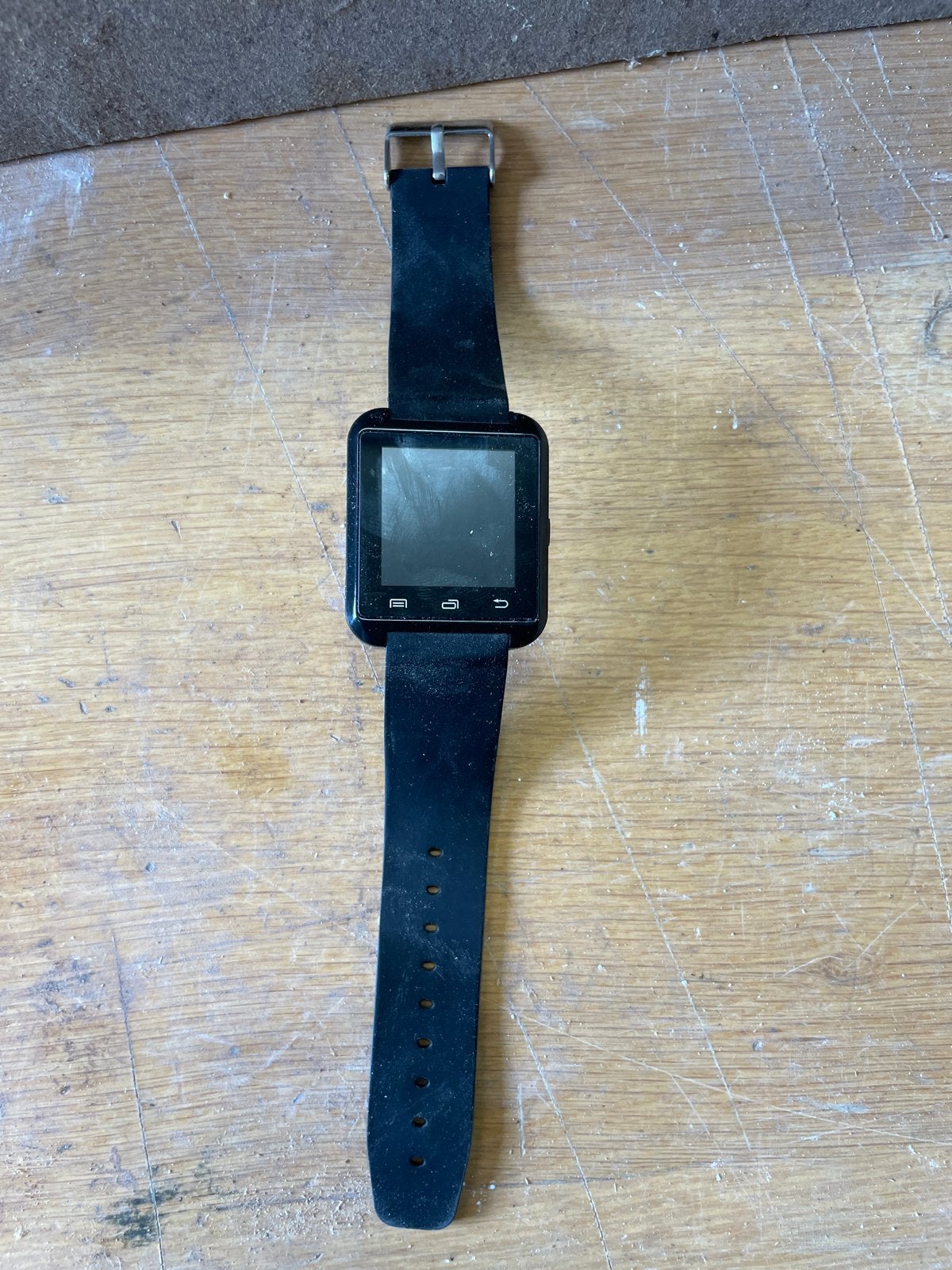 Smartwatch met Android 5.0 - Zwart, Ophalen of Verzenden, Gebruikt, Zwart, Android