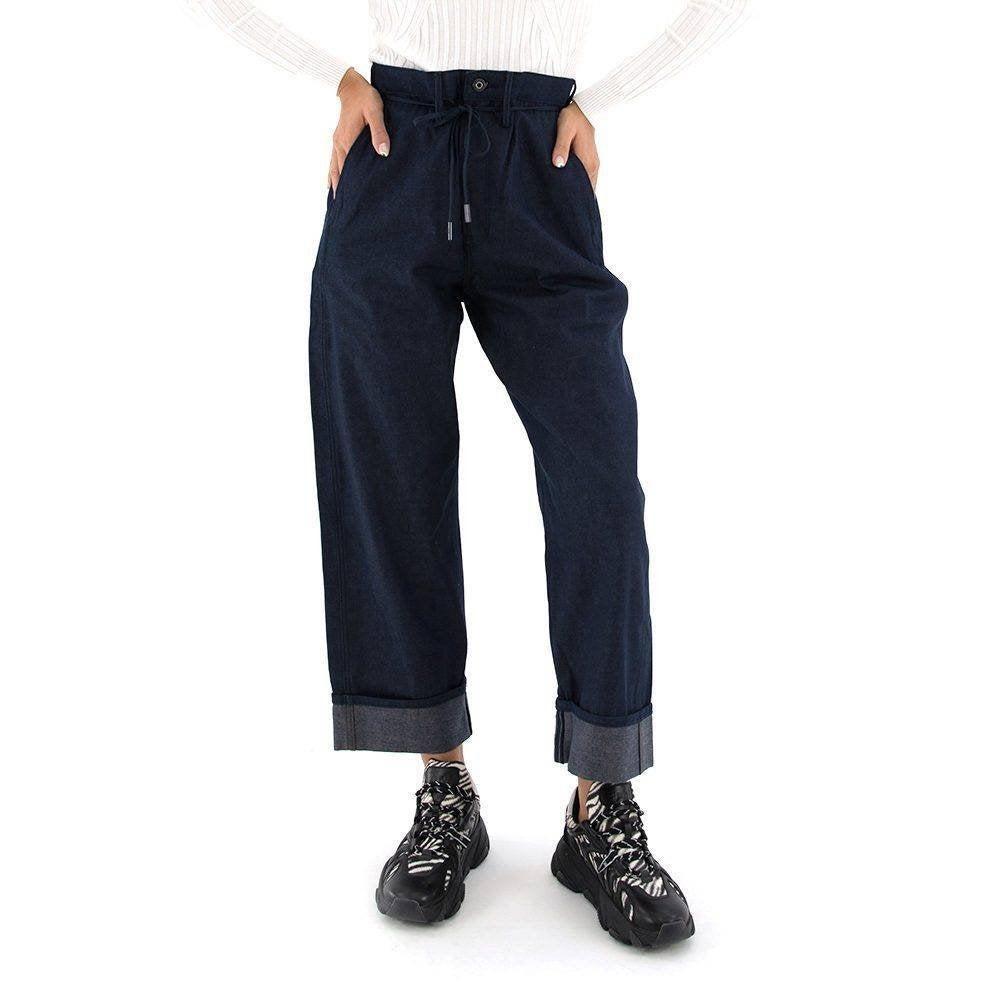 G-star jeans W 29 L 32 dames Lintell High Dad WMN zwart, Verzenden, Zwart, G-star Lintell, Zo goed als nieuw
