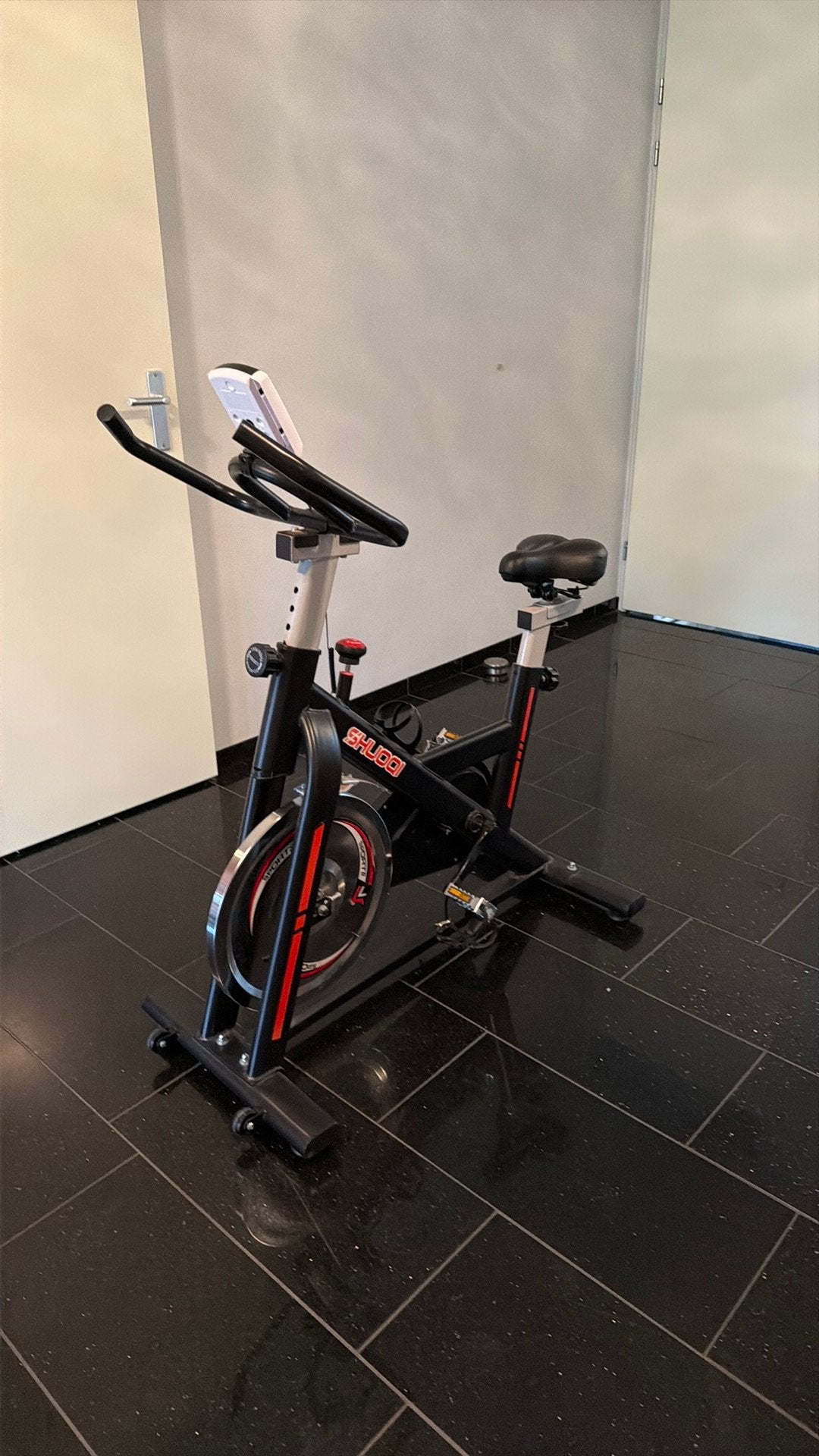Spinningfiets / shuoql, Sport en Fitness, Ophalen, Gebruikt, Spinningfiets, Metaal