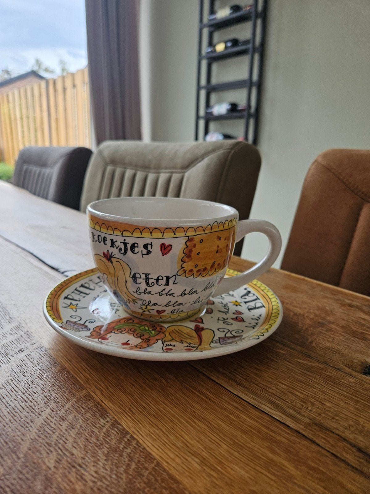 Blond amsterdam thee kop, Antiek en Kunst, Antiek | Servies los, Ophalen of Verzenden