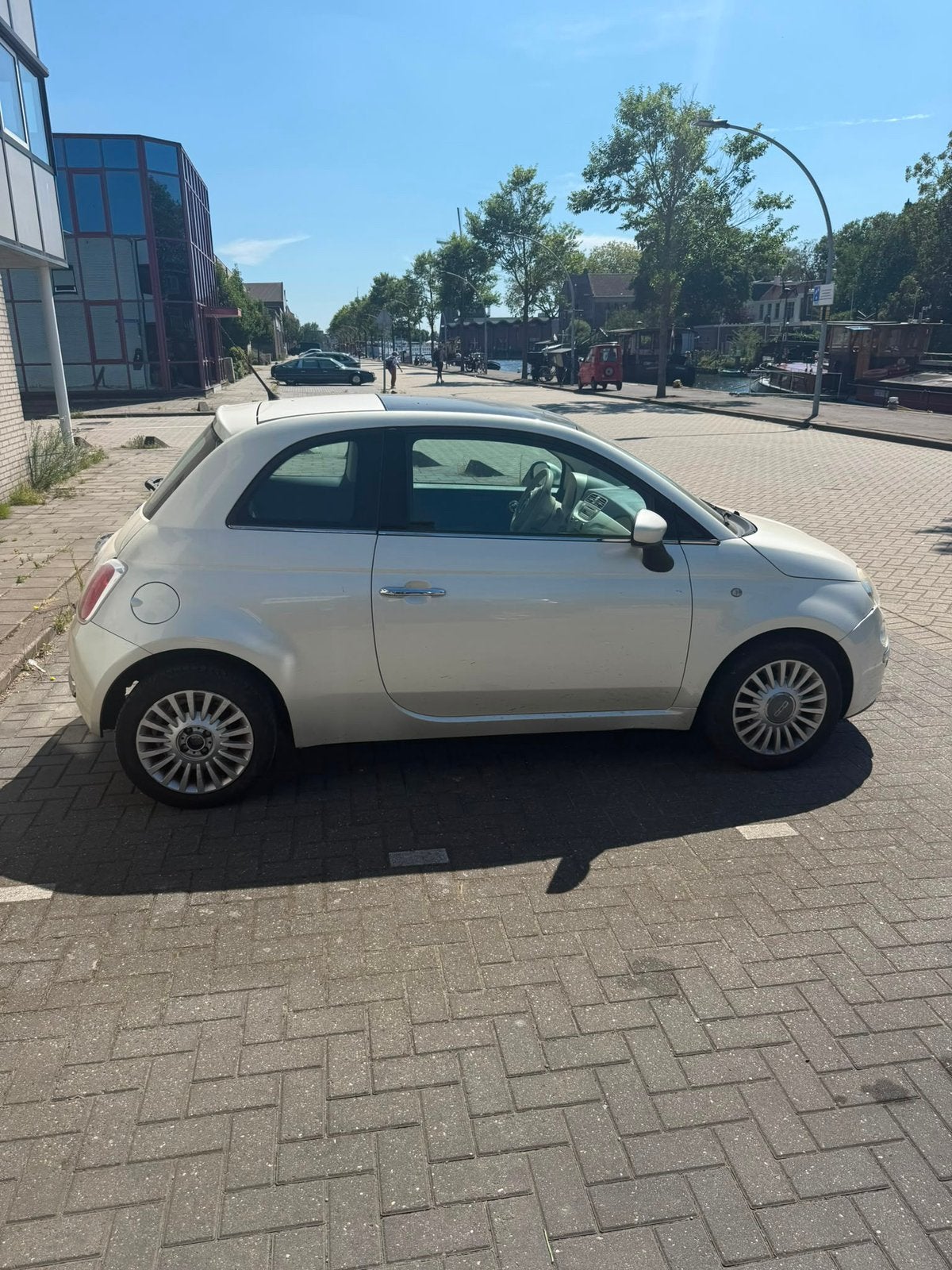 Fiat 500 Lounge | Panorama, Sport, Carplay, APK | Parelmoer, Auto's, Fiat, Voorwielaandrijving, Euro 5, Stof, 4 cilinders